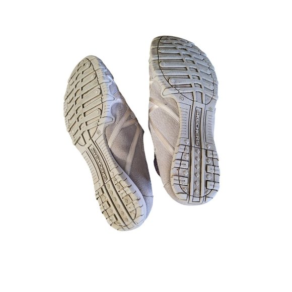 Skechers Womens Brushed Leather and Mesh Slide On Mules - Picture 7 of 7